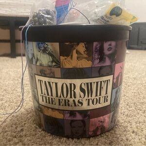 Taylor Swift The Eras Tour popcorn bucket & friendship bracelet making supplies!